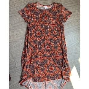 LuLaRoe Printed “Carly” Swing Dress